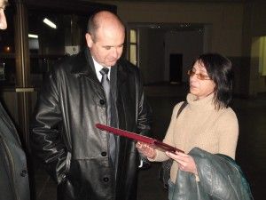 Дияна Бончева връчва Срамотата